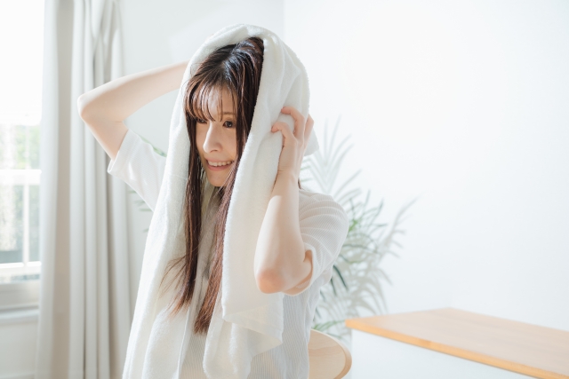 ジントニック お風呂上り 写真