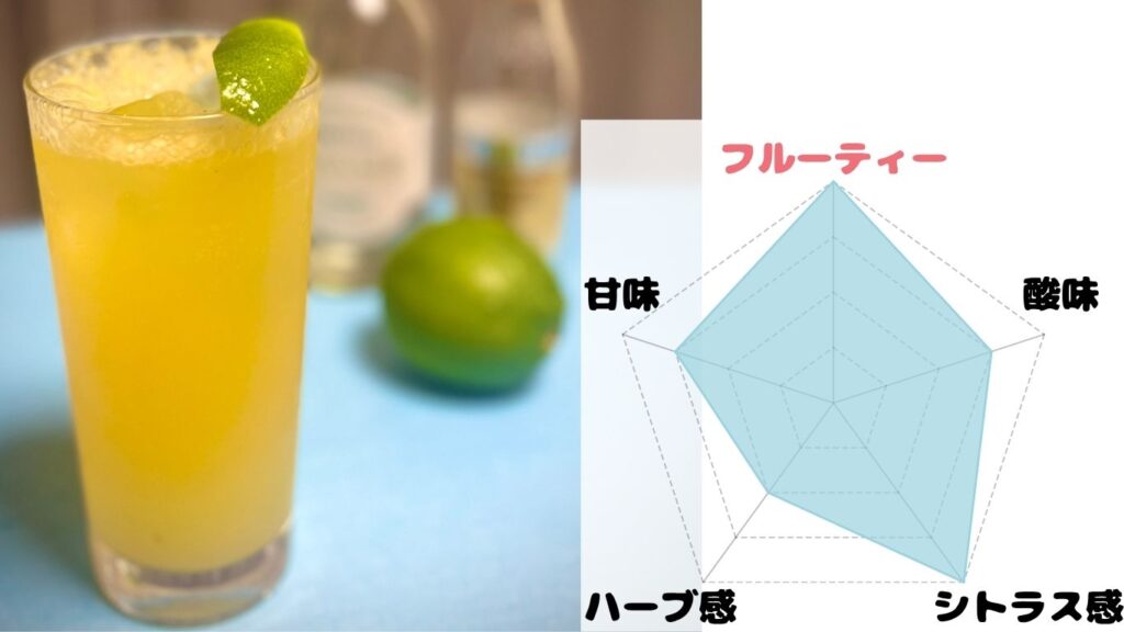 ジントニック おすすめ アレンジ 写真 トロピカル