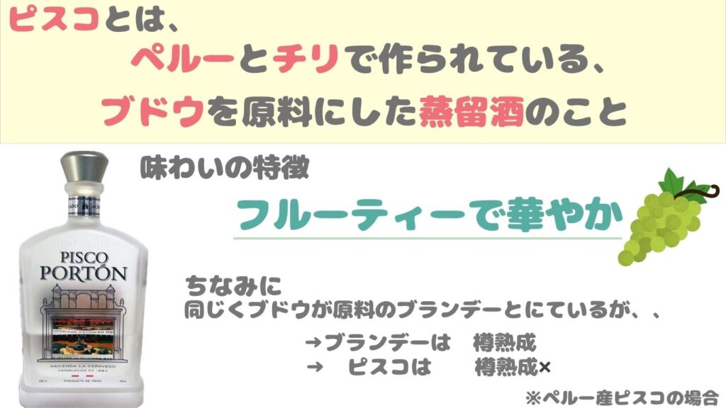 ピスコとは 写真