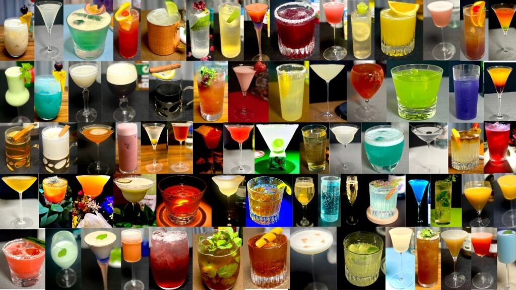 自家製カクテル　写真