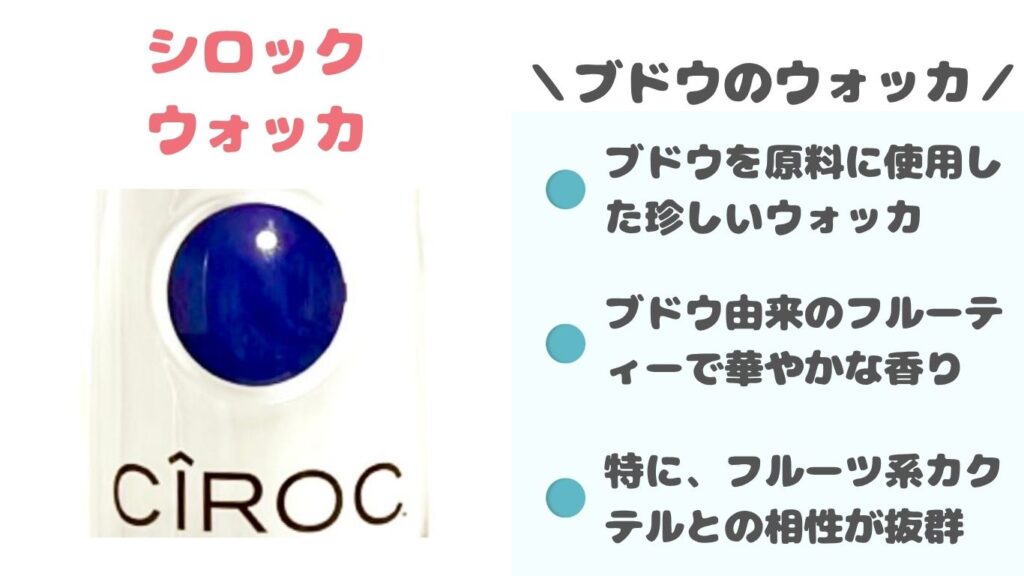 シロックウォッカ　おすすめ　写真