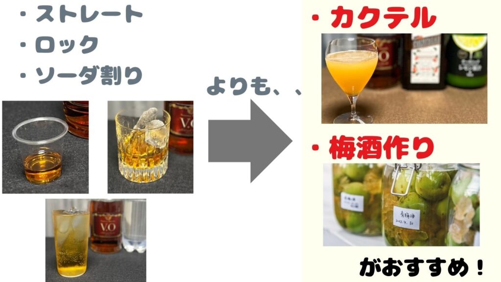 サントリーVO 飲み方 おすすめ 写真