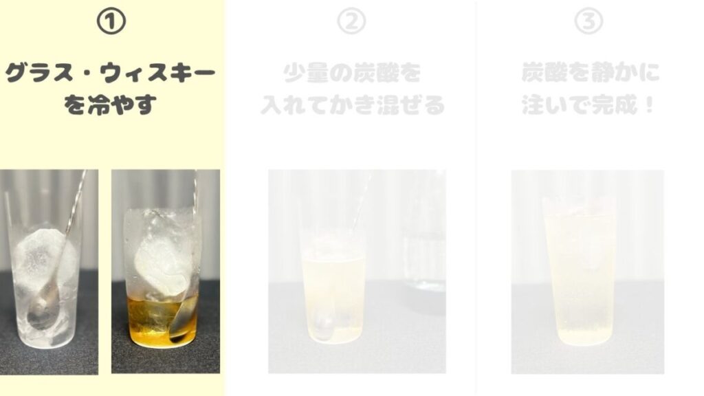 ハイボール 作り方 冷やす